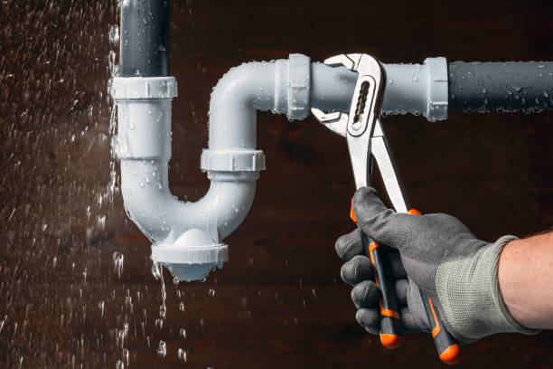 Professional Emergency Plumber technician working in Dorset, OH